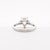 Vintage Platinum & Pear Cut 1.80 Ctw. Natural Diamond Engagement Ring For Sale - Image 10 of 13
