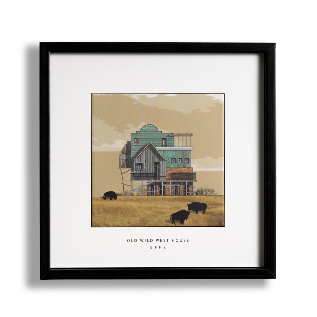 Framed Wild West House by Francesco Di Dio for Kiasmo For Sale - Image 6 of 6
