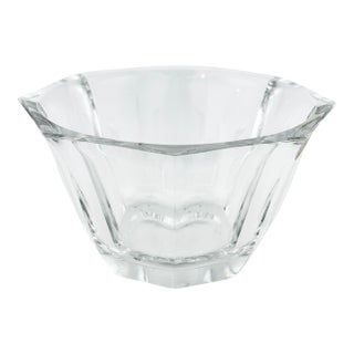 Vintage Crystal Serving Bowl For Sale