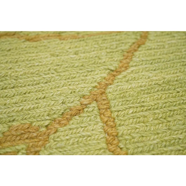Green Sumak Rug 3' X 5' For Sale - Image 8 of 12