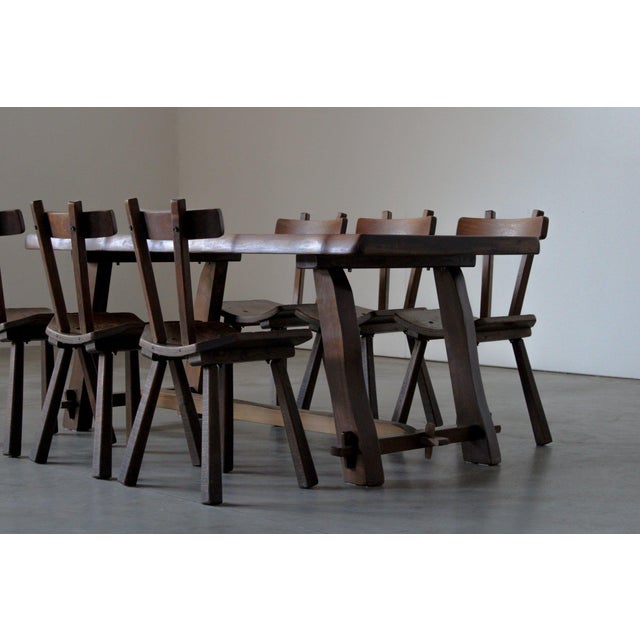 Dining Table from Aranjou, France, 1960s For Sale - Image 9 of 9