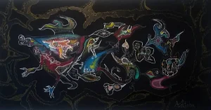Manitoba, Arche de neo, 2017, Mixed Media