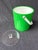Mid 20th Century Mid Century Modern Lime Green Vinyl & Lucite Ice Bucket For Sale - Image 4 of 18