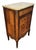 Pair Antique French Louis XV Style Inlaid & Sienna Marble Chest Commodes Signed For Sale - Image 4 of 18