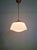 Art Deco Pendant Light in White Opaline Glass, 1920s For Sale - Image 4 of 12