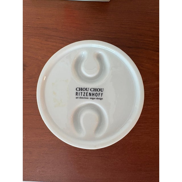 1980s Chou Chou Bud Vase by Ritzenhoff. Guerriero Pattern. For Sale - Image 4 of 6