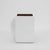 R & Y Augousti Waste Bin in White Shagreen by R&y Augousti For Sale - Image 4 of 7