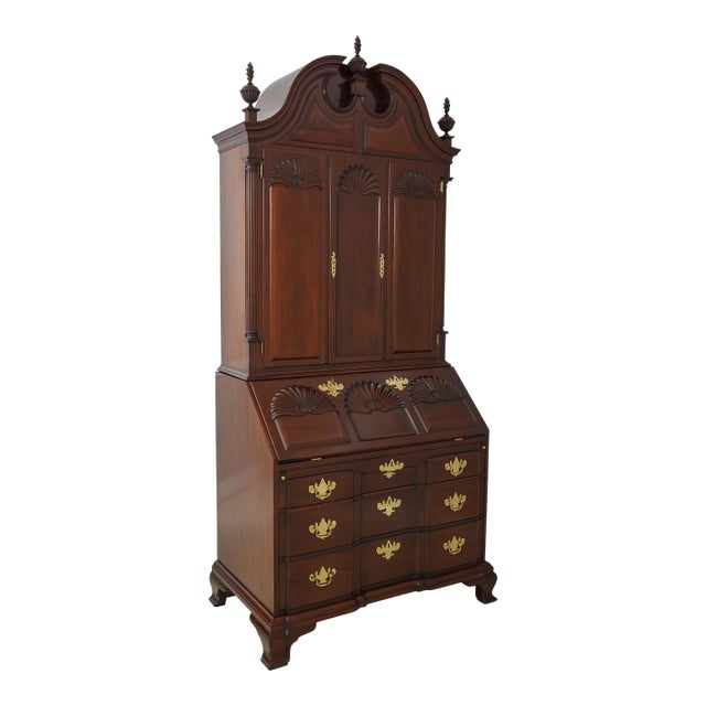 Kindel Winterthur Collection Mahogany Updyke Secretary Desk For Sale