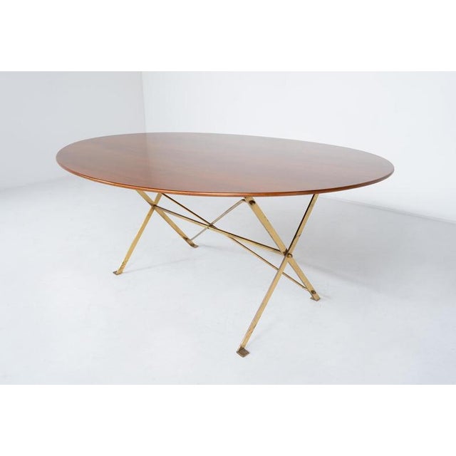 Mid-Century Modern T3 Cavalletto Dining Table from Luigi Caccia Dominioni, 1940s For Sale - Image 3 of 13