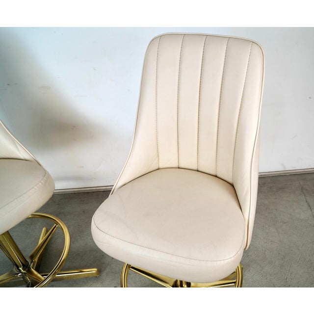 Mid-Century Modern Chromcraft Counter Stools - A Pair For Sale - Image 9 of 12