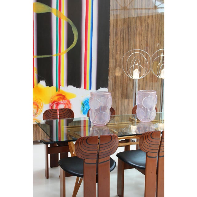 Africa Side Chairs by Afra & Tobia Scarpa for Maxalto, 1970s, Set of 6 For Sale - Image 11 of 14