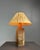 Mid-Century Boho Cork Table Lamp with Raffia Shade in the style of Ingo Maurer, 1970s For Sale - Image 16 of 18