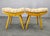 Mid-Century Modern Maple Ottomans, Czechoslovakia, 1960s, Set of 2 For Sale - Image 6 of 13