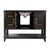Wood Reece 48 in. W Wood & Quartz Single Sink Bathroom Vanity, Dark Roast Coffee Wire Brushed For Sale - Image 7 of 11