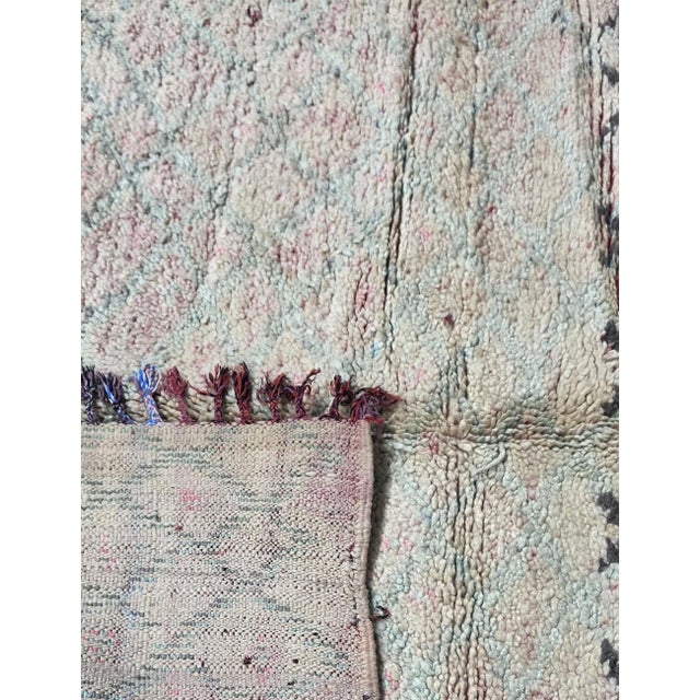 Vintage Moroccan Wool Rug - 7.5 X 5 Ft For Sale In Cleveland - Image 6 of 8