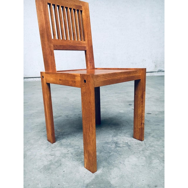 Postmodern Teak Side Chair, France, 1990s For Sale - Image 12 of 18