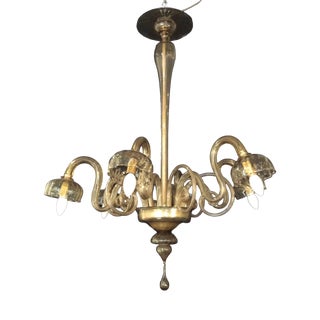 Murano Glass Chandelier, 1930s For Sale