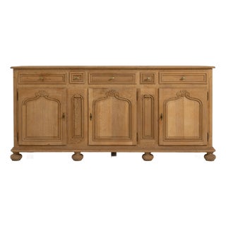 Oak Louis XIV Buffet For Sale