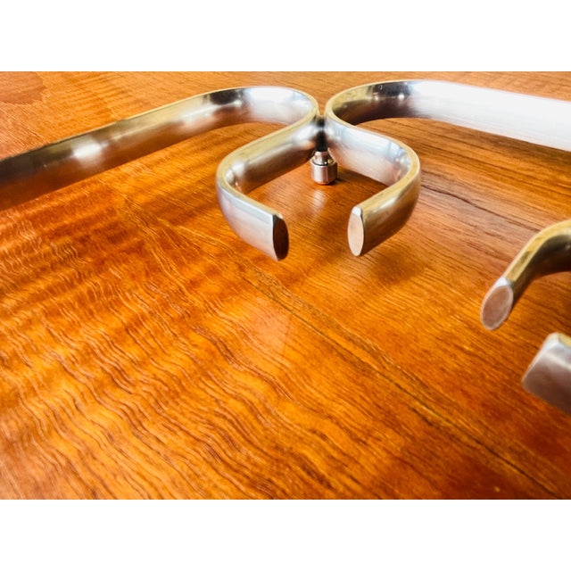 Art Deco Silver Plated Trivet from PM, 1940s For Sale - Image 6 of 18