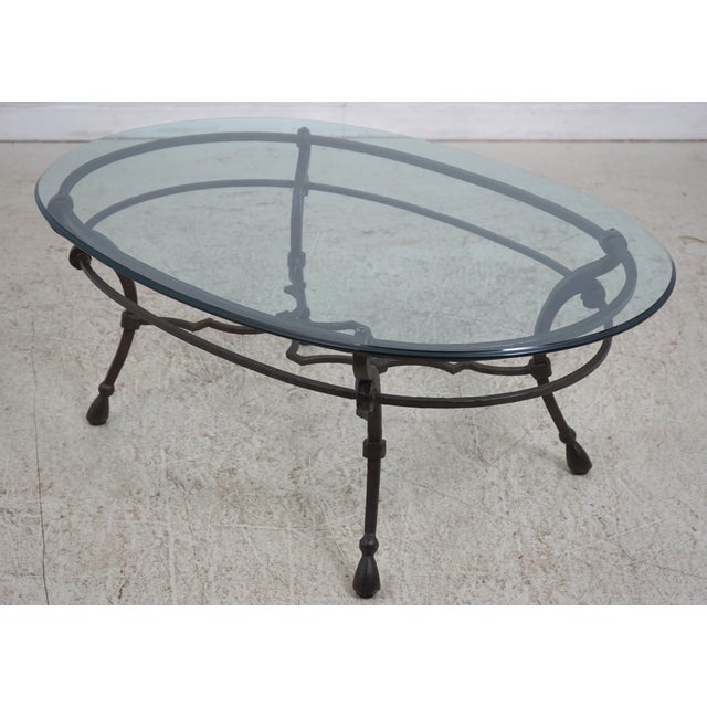 Age: Approx: 30 Years Old Details: Hand Forged Wrought Iron High Quality Construction Queen Anne Legs & Pad Feet Hoof...