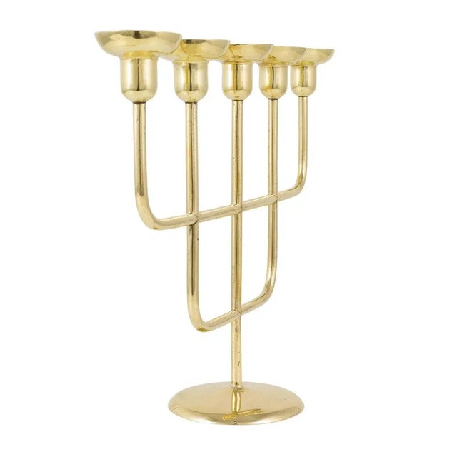 Candelabrum by Karl Hagenauer for Werkstatte Hagenauer, 1940 For Sale - Image 6 of 6