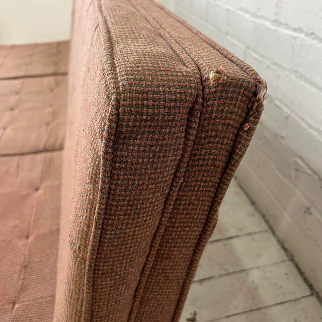 Pink Florence Knoll Sofa in Need of Restoration For Sale - Image 8 of 13