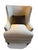 High Wingback Chair With Nailhead Trim For Sale - Image 4 of 5