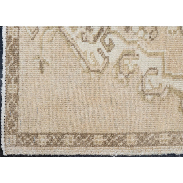 Early 21st Century Turkish Mini Rug Oriental Hand Knotted Vintage Rug 1'9" x 2'11" #16771 For Sale - Image 5 of 8
