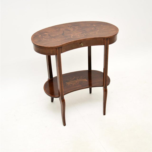 Edwardian Kidney Side Table, 1900s For Sale - Image 13 of 13