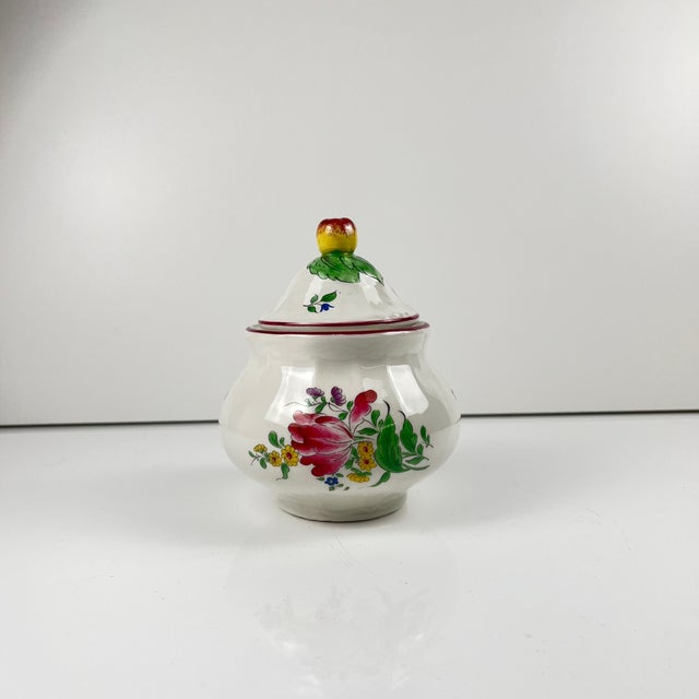 Sugar Bowl, Streetlight Model by KG Lunéville Dimensions: Diameter: 12 cm Height: 15 cm Very good condition, vintage item,...