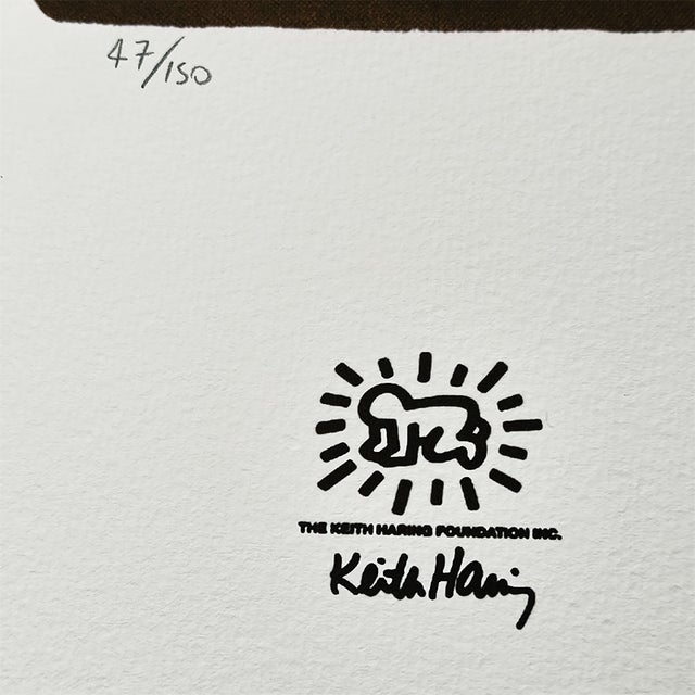1990s After Keith Haring, Figurative Composition, 1990s, Limited Edition Lithograph For Sale - Image 5 of 8