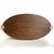 Wood Large English Georgian Style Burled Walnut and Brass Oval Gallery Serving Tray For Sale - Image 7 of 16