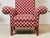 Textile Mid 20th Century Curved Sculptural Polkadot Art Sculpture Chair For Sale - Image 7 of 12