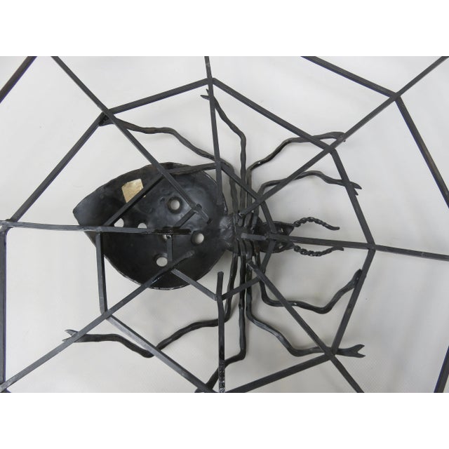 Black Iron Wall Decoration Spider, 1950s For Sale - Image 17 of 18
