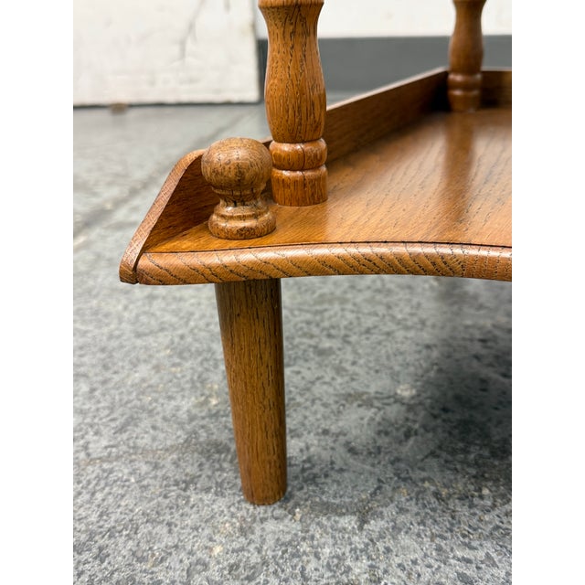 Oak Wood Corner Display Shelving, Circa 1920's For Sale - Image 12 of 12