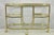 Vintage Mid Century Modern Brass 3 Tier Oval Frame Rolling Bar Cart Server Table For Sale - Image 14 of 15