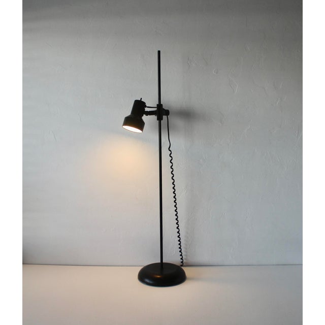 Brilliant Leuchten Style Space Age B-Spot Adjustable Floor Vintage Modern. The lamp features an adjustable spotlight...