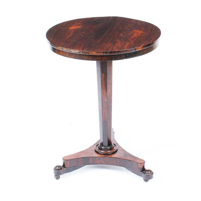 This elegantly proportioned antique Regency Period occasional table is circa 1820 in date. This table has been masterfully...