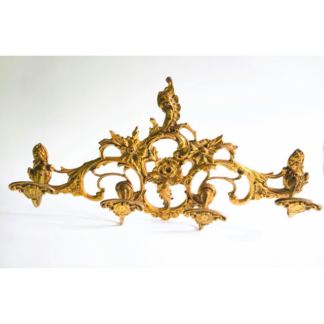 Bronze French Imperial-Style Bronze Coat Rack From the 1950s For Sale - Image 8 of 14