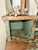 Avocado Antique Industrial Pine Desk For Sale - Image 8 of 15