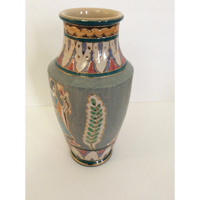 Vintage Italian Deruta Majolica Vase For Sale - Image 4 of 10