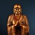 Metal Late 20th Century Set of 3 Gilt Bronze Figures of Shakyamuni Buddha and Disciples For Sale - Image 7 of 9