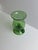 Mid-Century Modern Green Glass Hurricane Lamp from Empoli, Italy, 1960s For Sale - Image 4 of 11