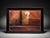 Elegant framed oil painting on canvas featuring a single white orchid with delicate petals and a long flowing stem. The...
