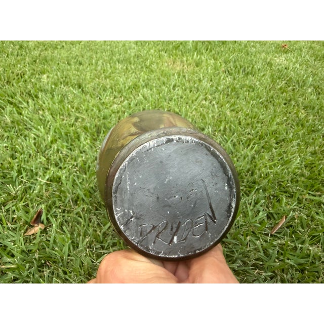 Vintage Dryden Pottery Raku Vessels, Pair For Sale - Image 10 of 12