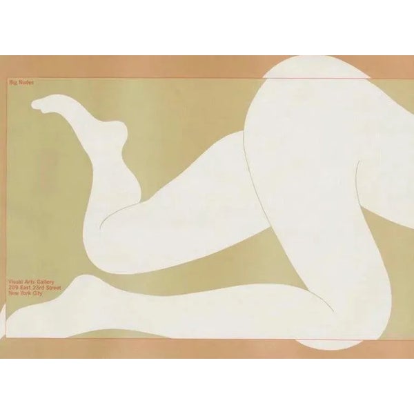 Art Sale 60s Vintage Pop Art Abstract Milton Glaser Big Nudes