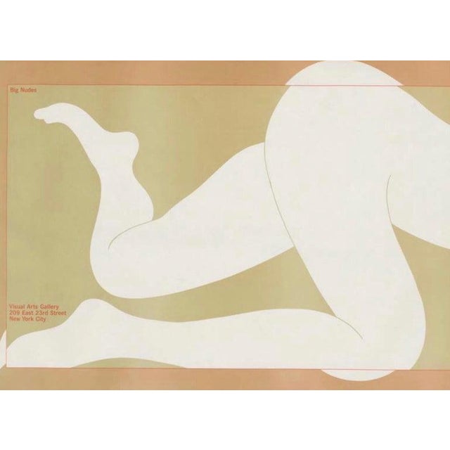 Rare, iconic, 1966 Exhibition Lithograph Poster, entitled "Big Nudes", was created for the School of Visual Arts, New York...