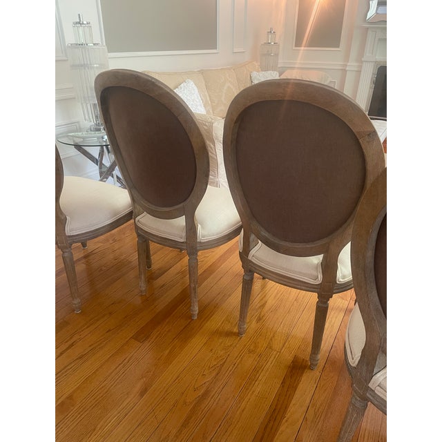 Set of 4 Restoration Hardware French Farmhouse Chairs For Sale - Image 11 of 12