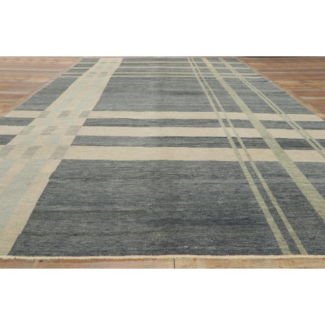 Textile Modern Plaid Tartan Rug With Ivy League Style, 08'01 X 14'10 For Sale - Image 7 of 9