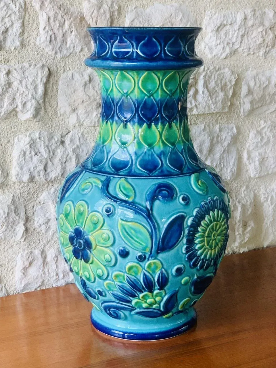 Tall Mid-Century West German Vase from Bay Keramik, 1960s | Chairish